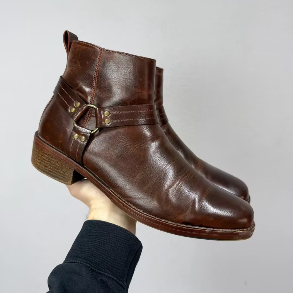 Welch Plain Toe Cowboy Boots