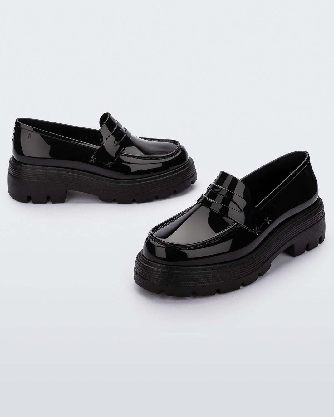 Men's Black Patent Leather Loafers