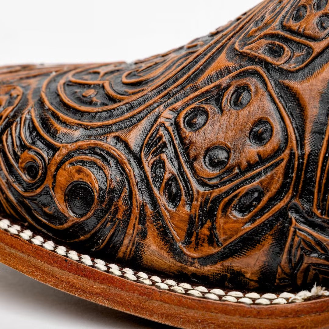 Ace Of Spades Brown - Square Toe