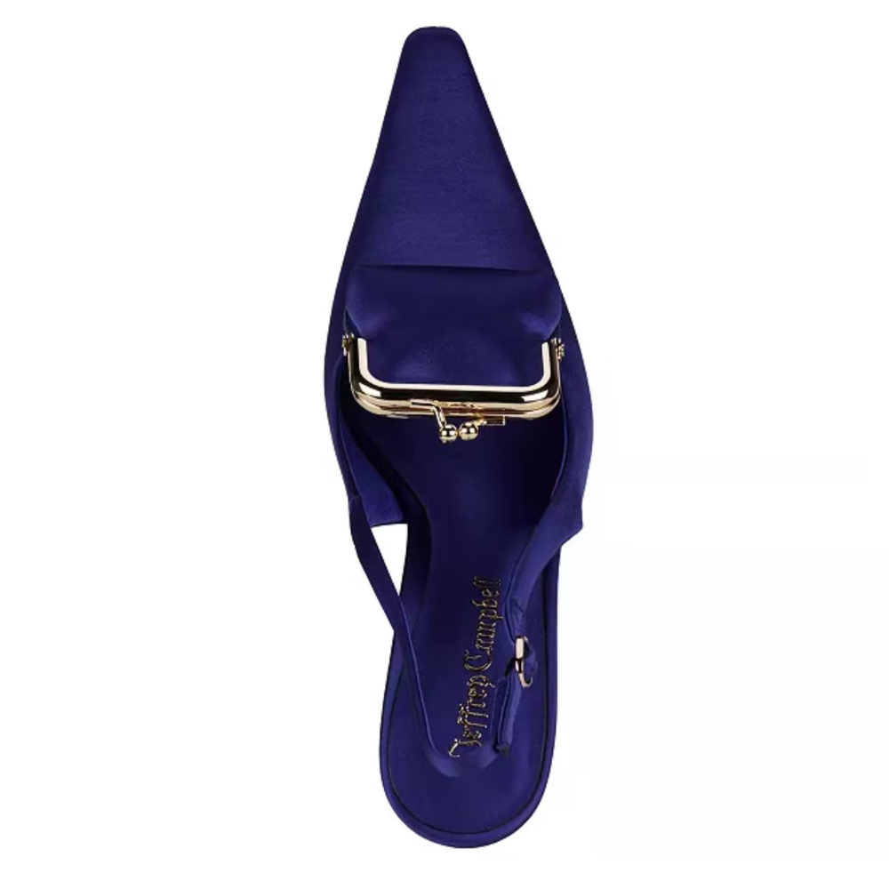 Women's Pay-Me Pointed-Tie Vinyl Wedge Pumps
