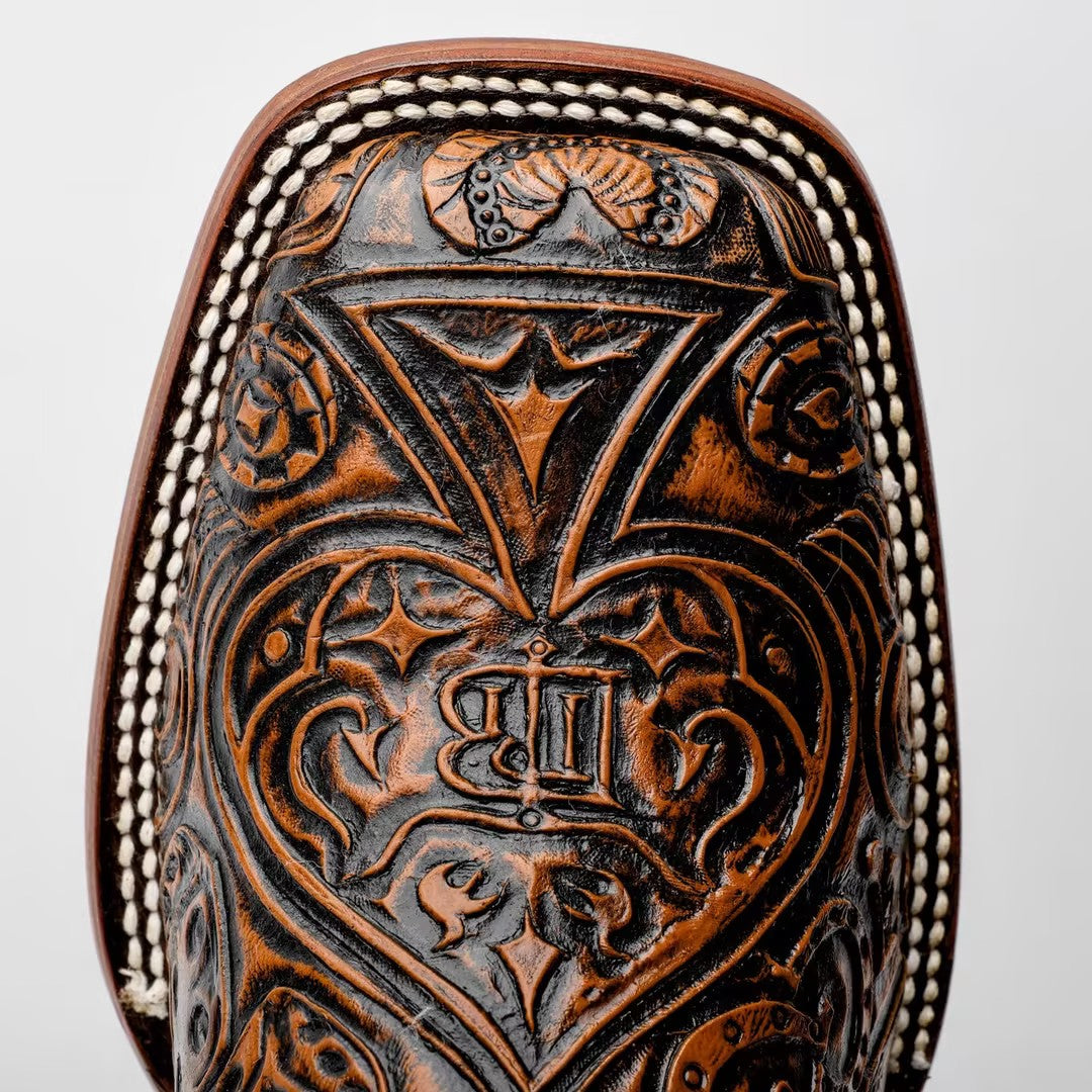 Ace Of Spades Brown - Square Toe