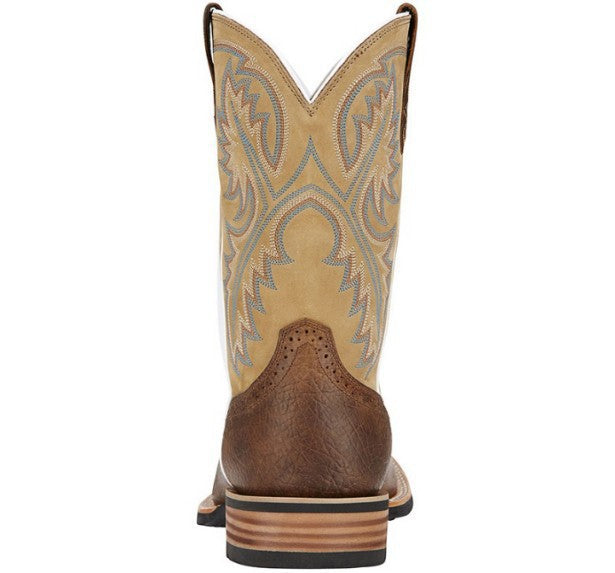Men's Totem Embroidered Square-Toe Cowboy Boots