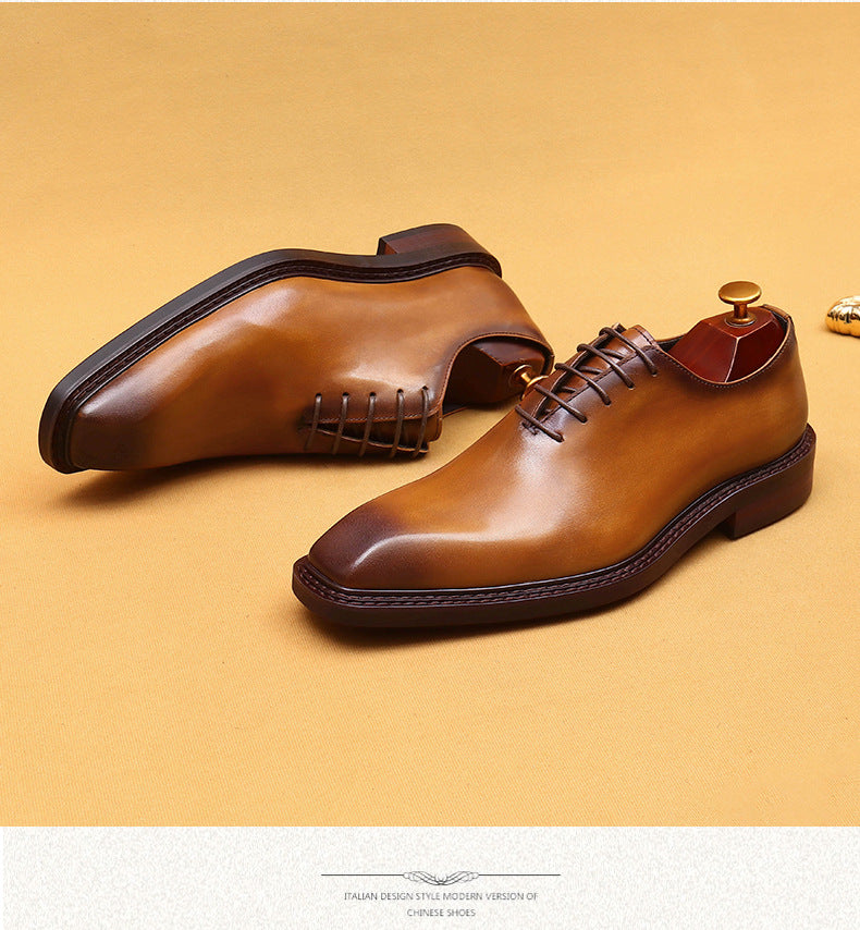 Men's Square-Toe Oxfords