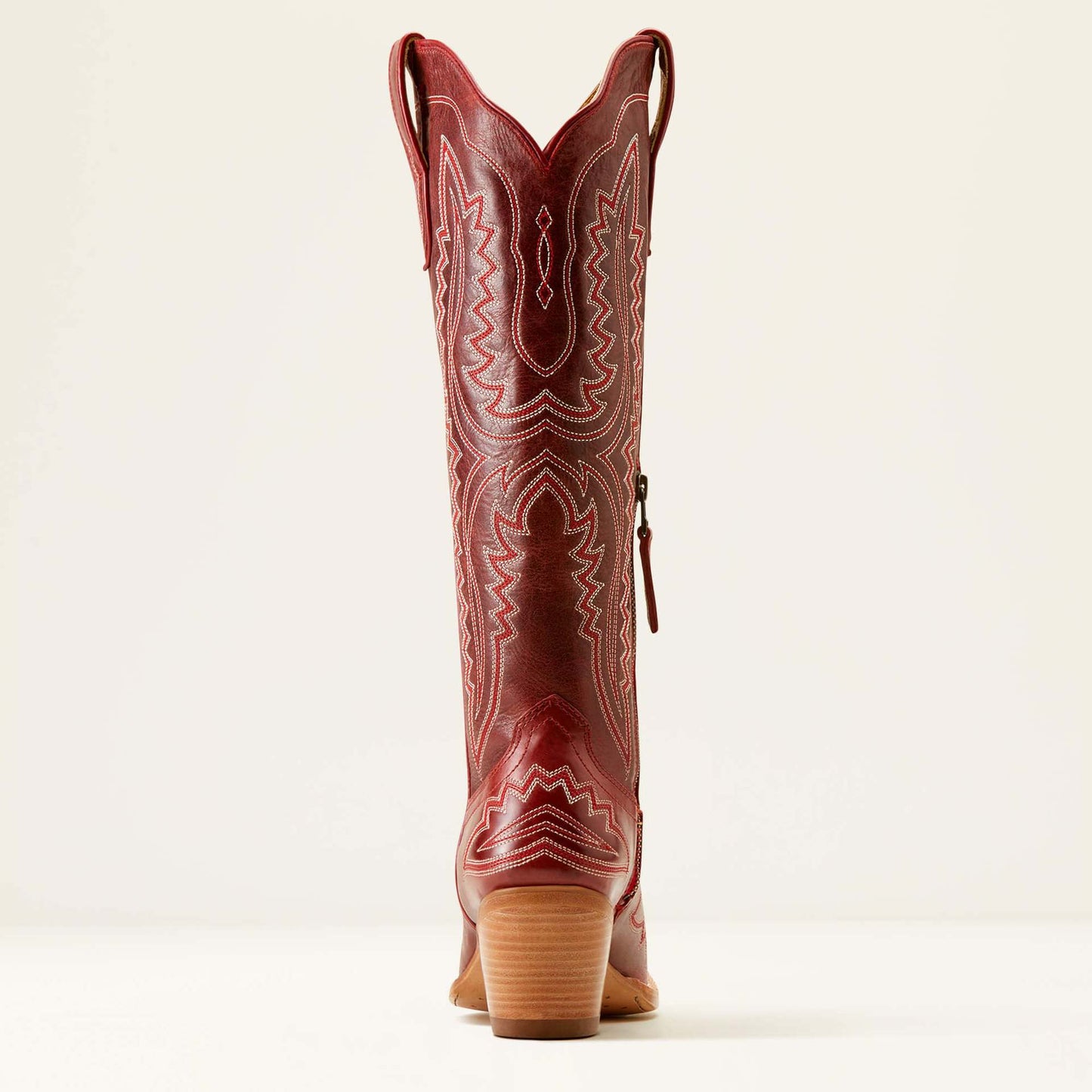 Women's Red Embroidered Cowboy Boots