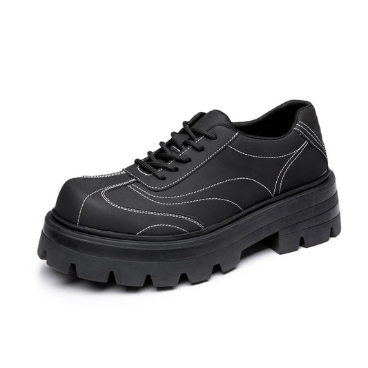 Men's Stitched Wide-Toe Derby Shoes