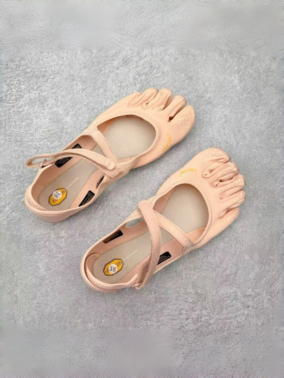 V-Toe Split-Toe Shoes with Rhinestone Accents