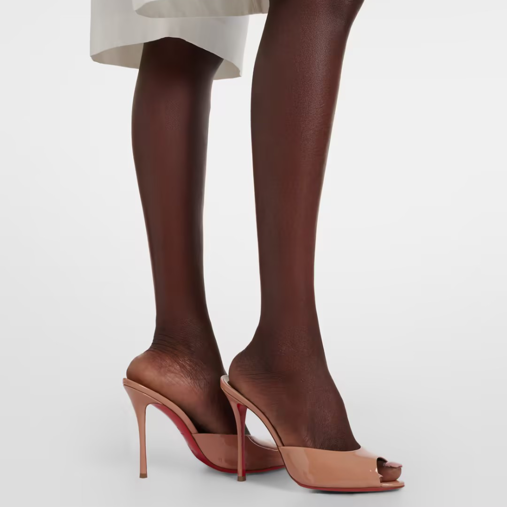Me Dolly Peep Toe Slide Sandal