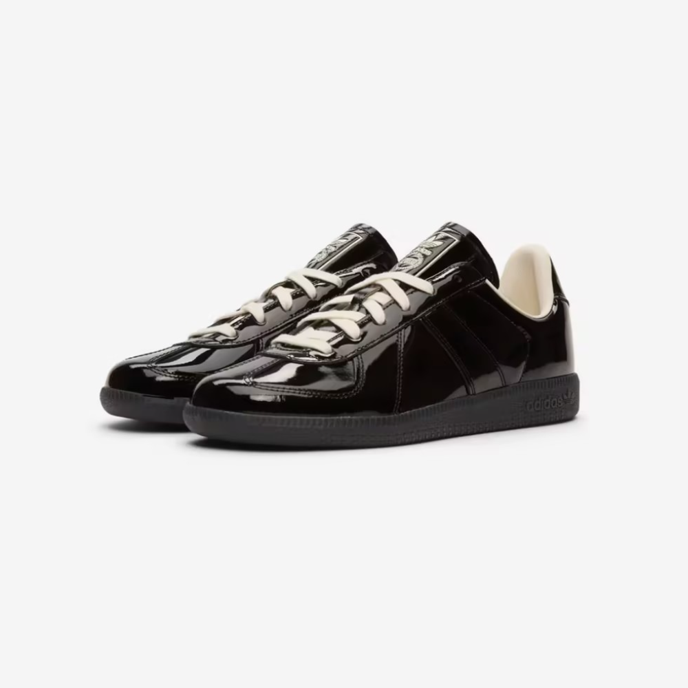 Black Patent Leather Sneakers