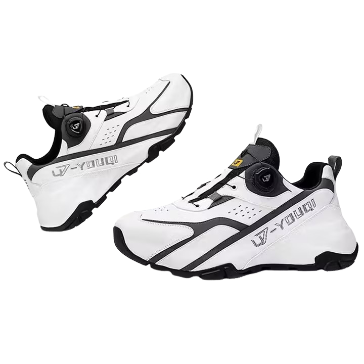BREATHABLE CASUAL COWHIDE CHUNKY SOLE HEIGHT-ENHANCING SNEAKERS