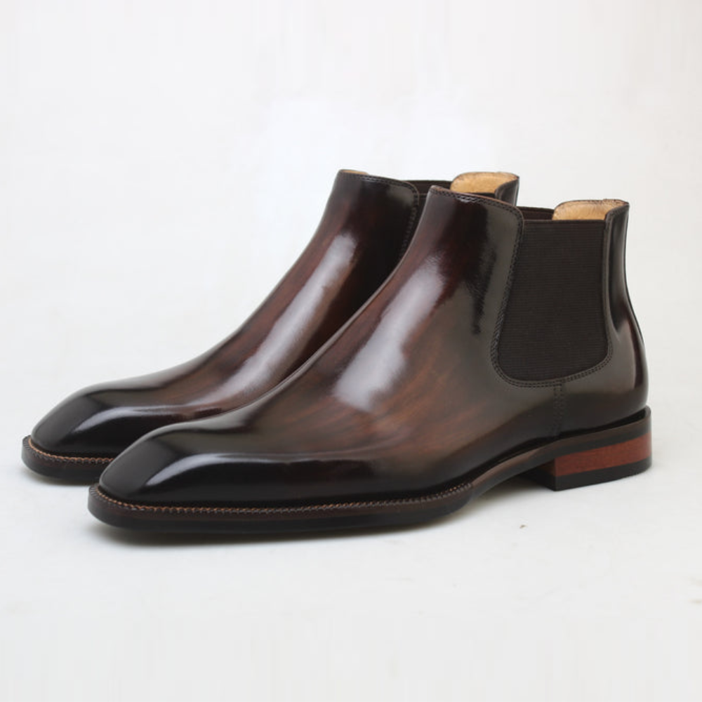 Polished Classic Chelsea Boots