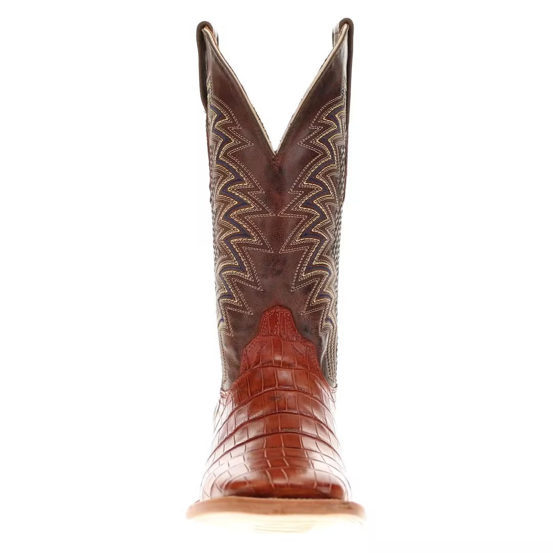Cognac American Alligator Boots