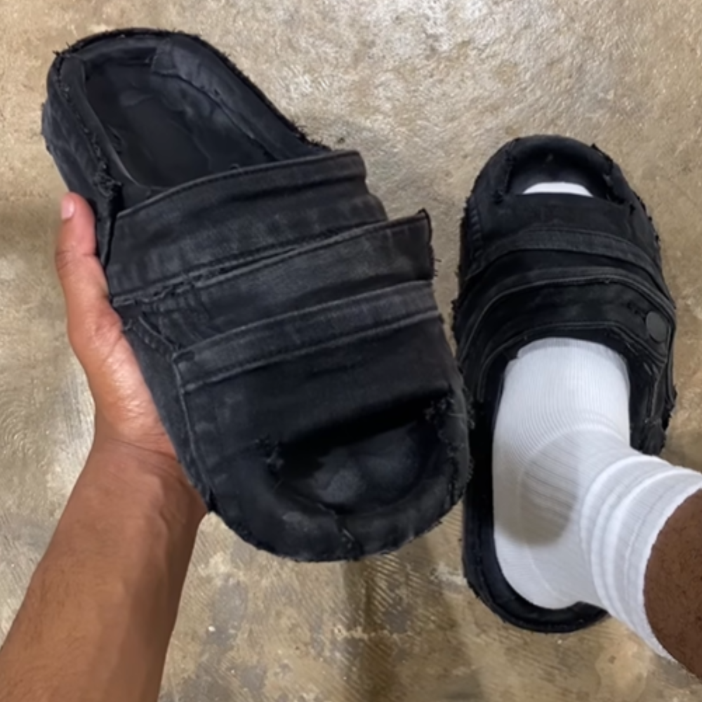 Men's Denim Slippers