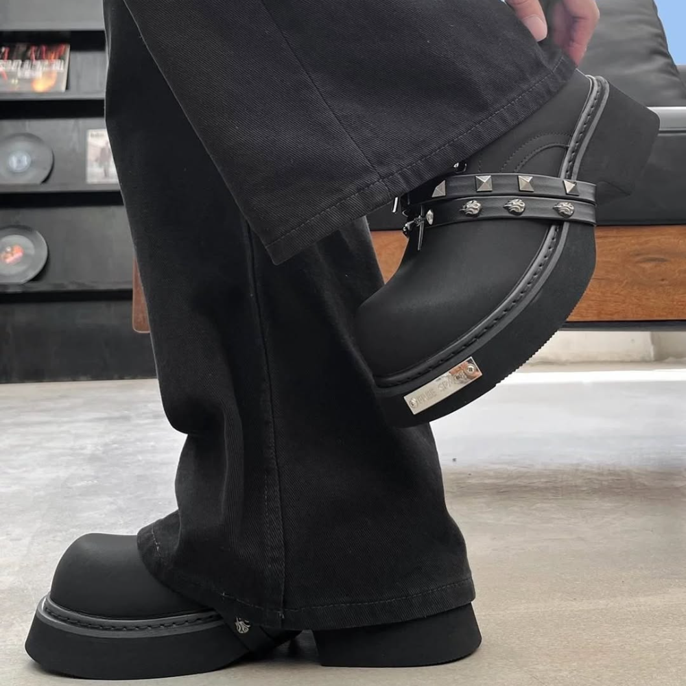 Punk Studded Chukka Boots