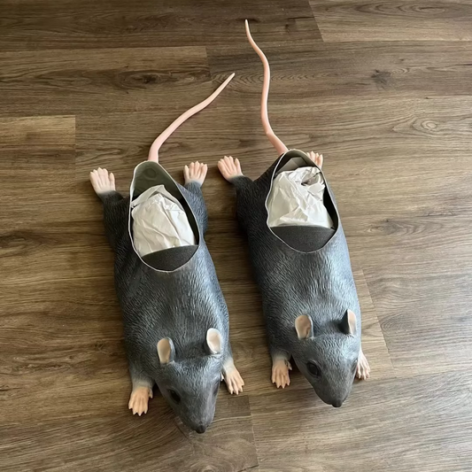 Faux Mouse Slippers