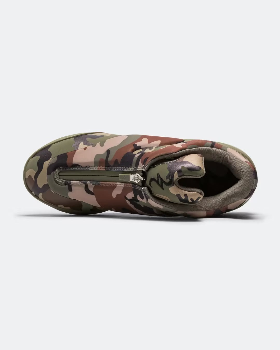 Camouflage Zip-Up Sneakers
