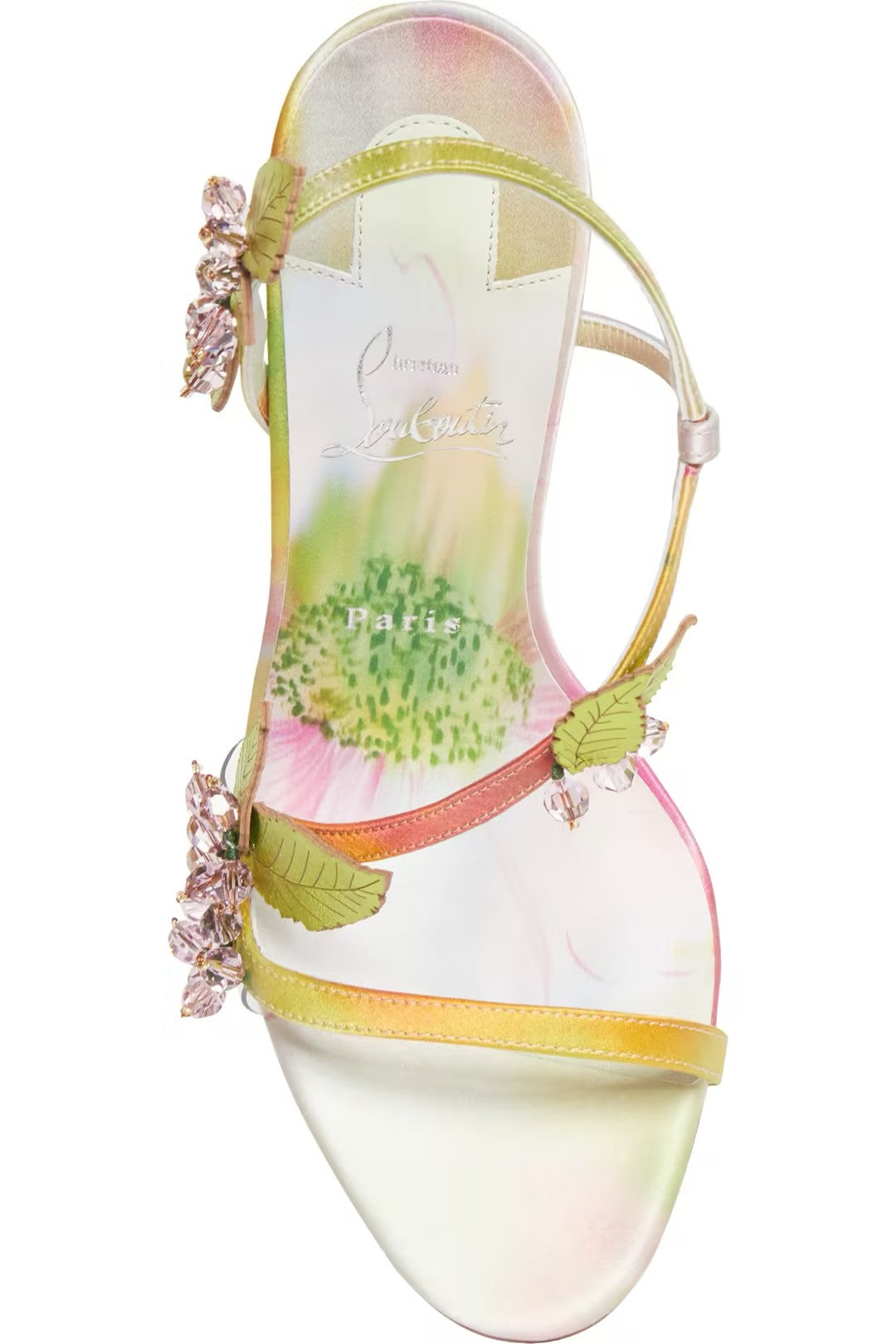 Colorful Crystal Fruit-Shaped High-Heeled Sandals