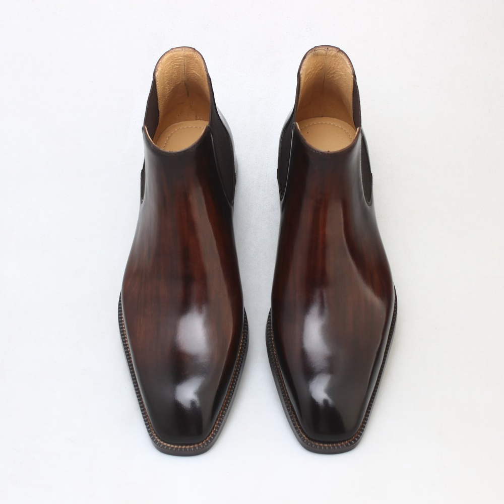 Polished Classic Chelsea Boots