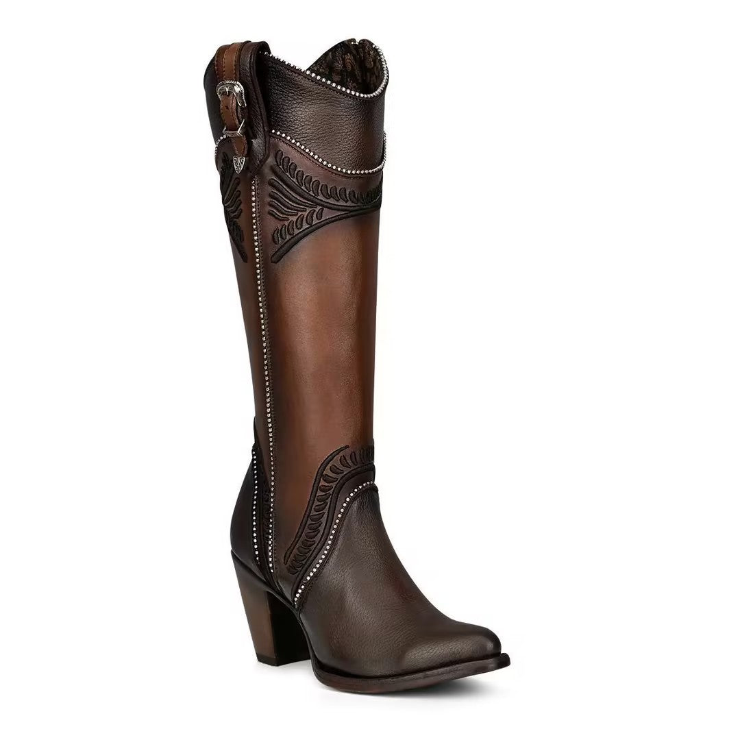 Women's Studded Embellished Knee-High Boots
