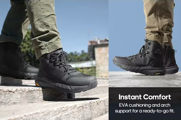 Men's Military-Style Tactical Boots