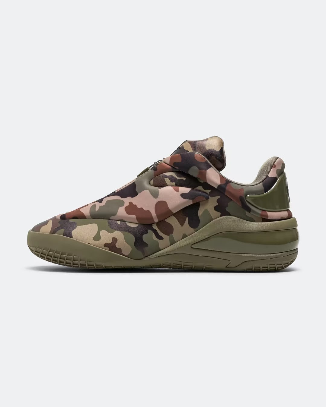 Camouflage Zip-Up Sneakers