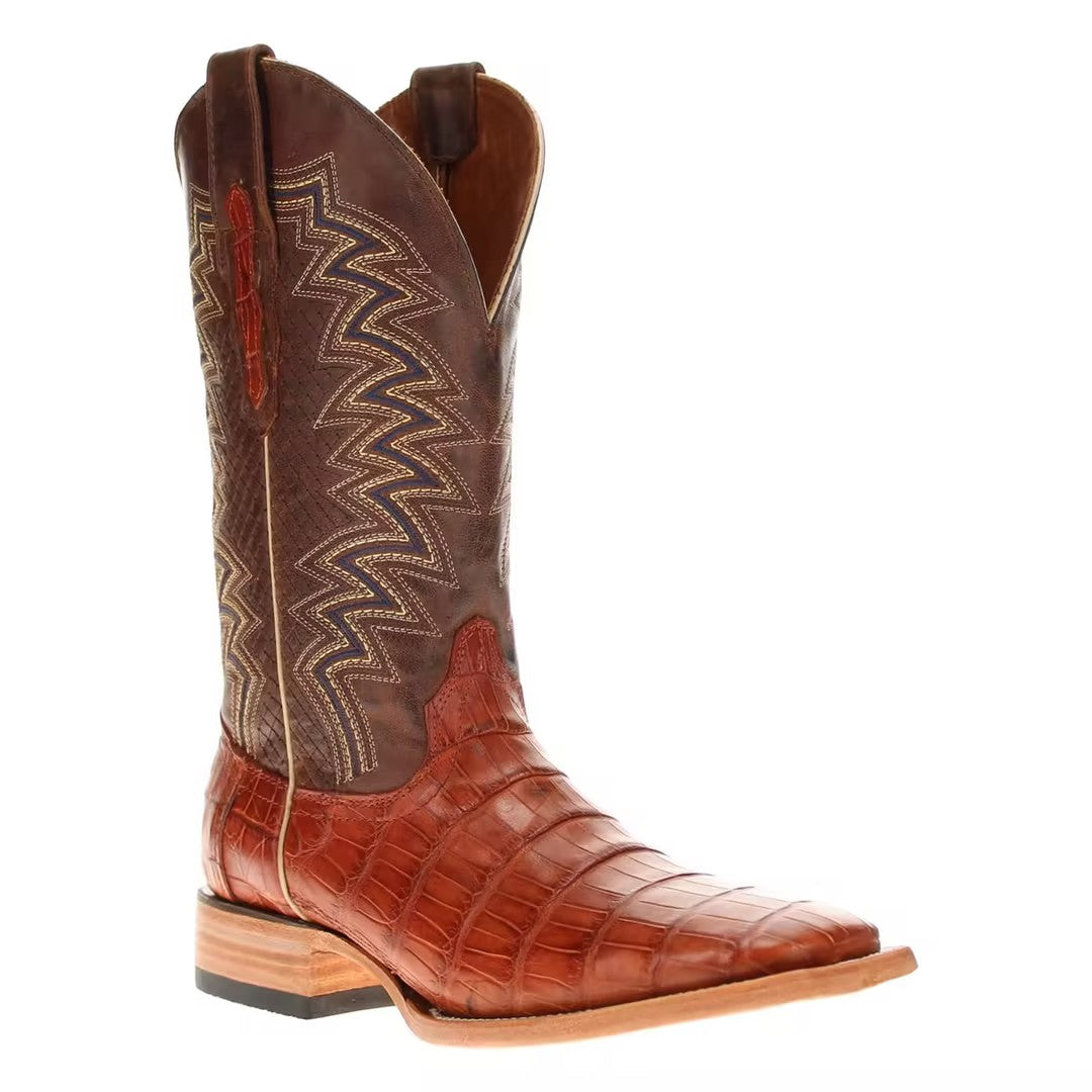 Cognac American Alligator Boots
