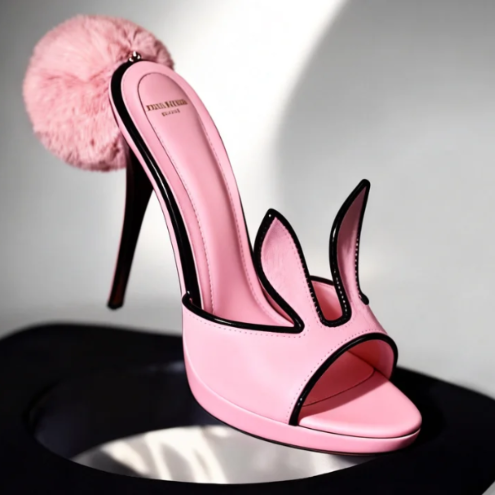 Bunny High-Heeled Sandals