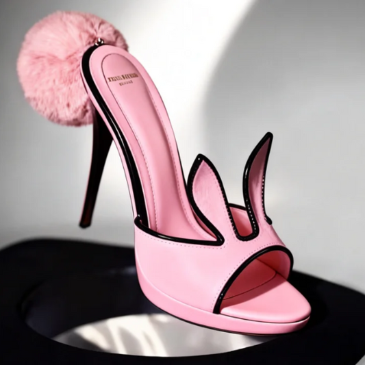 Bunny High-Heeled Sandals