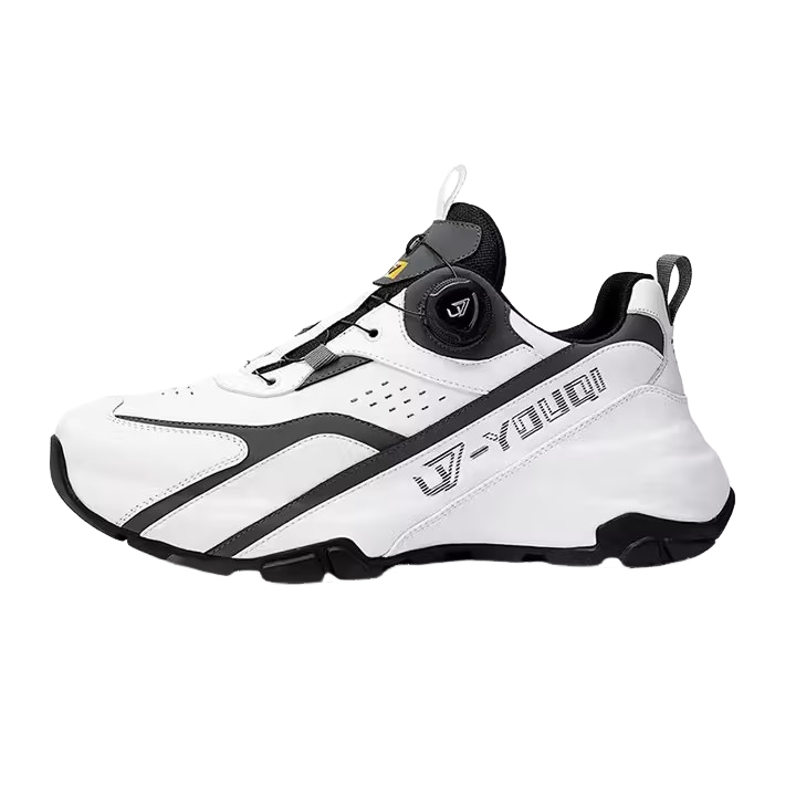 BREATHABLE CASUAL COWHIDE CHUNKY SOLE HEIGHT-ENHANCING SNEAKERS