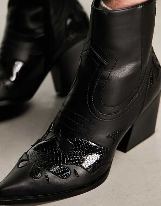 Cuban Heeled Chelsea Boots