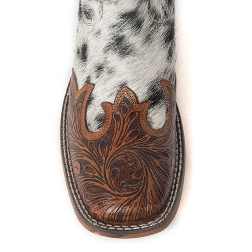 Women's Cowhide Embroidered Cowboy Boots