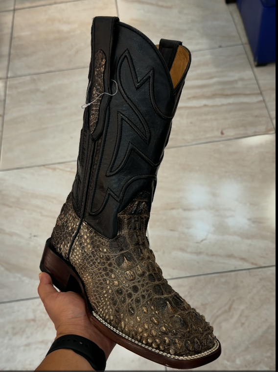Men's Alligator-Leather Cowboy Boots