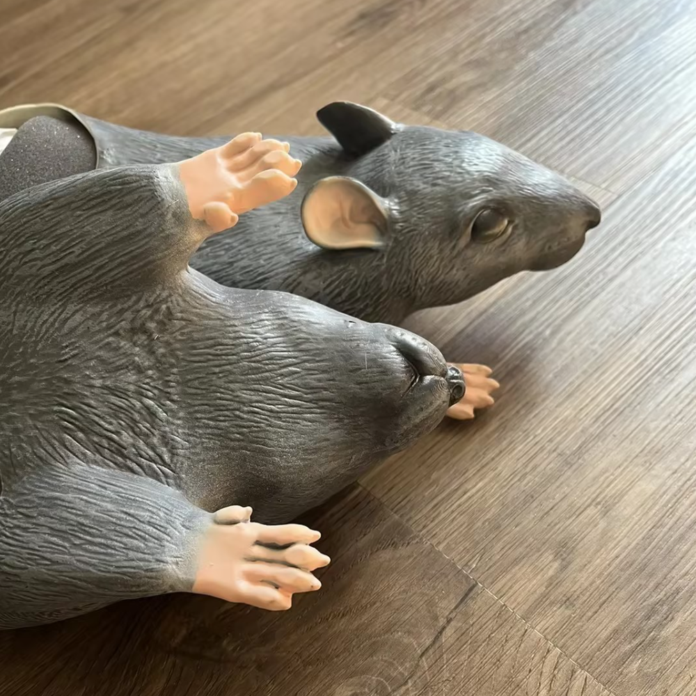 Faux Mouse Slippers