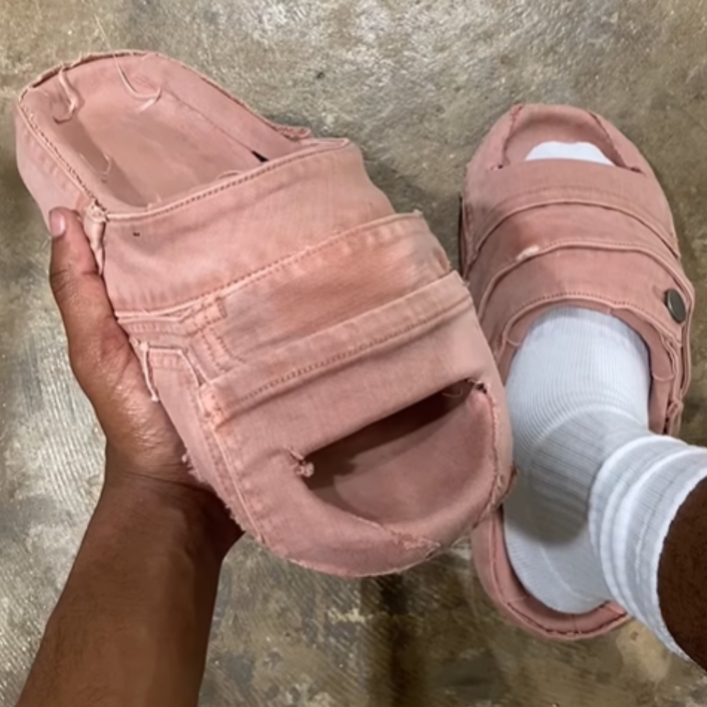 Men's Denim Slippers