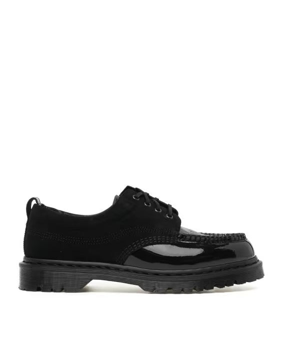 Black Patchwork Martens Boots